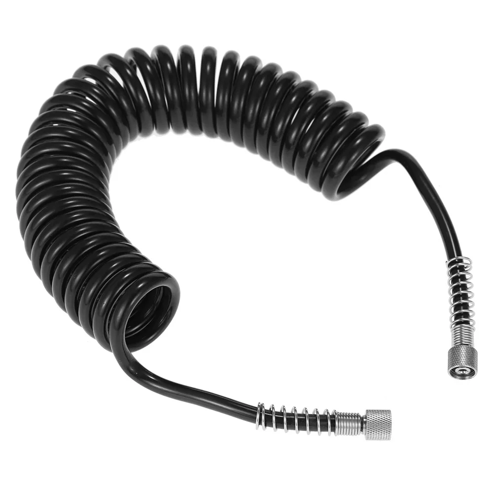 1/8 Inch Fittings Air Hose Quick Fittings Bend Restrictor Air Compressor Hose Solid Brass Coupler Coiled Air Hose Workshop Use