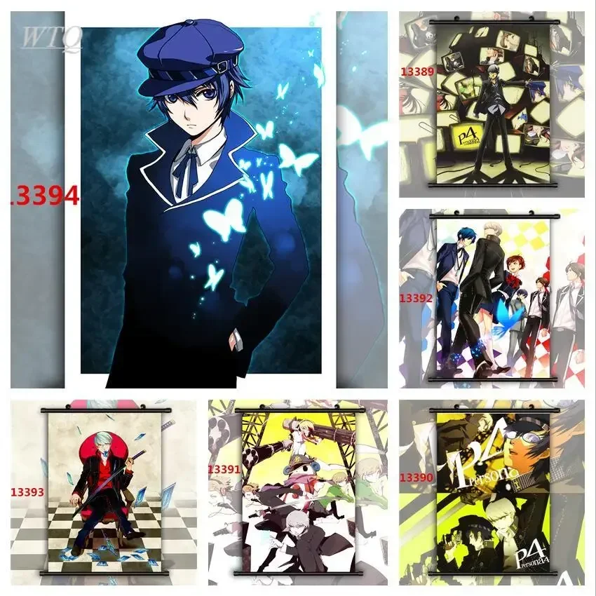 Póster de pared con impresión HD de Persona 4 Shirogane Naoto, carteles de Anime, pintura en lienzo, decoración de pared, póster, imagen artística de pared, decoración del hogar
