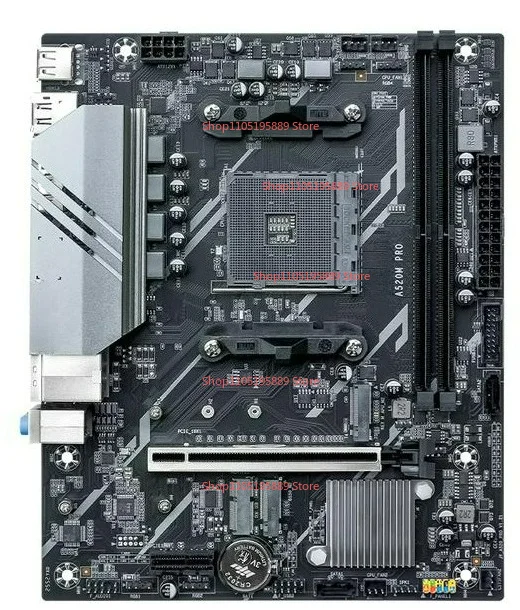 For JGINYUE A520M PRO Main Board AM4 Interface, Support AMD Ryzen CPU, DDR4 Memory