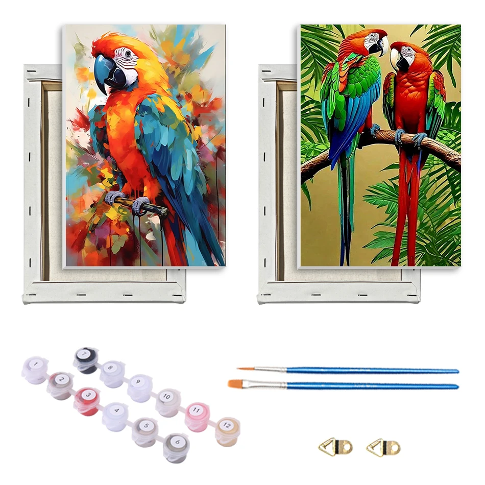 

SDOYUNO Painting Paints By Numbers Easy Draw For Beginner Animals bird 20x30cm With Frame Handmade Paint Kit Diy Picture Drawing