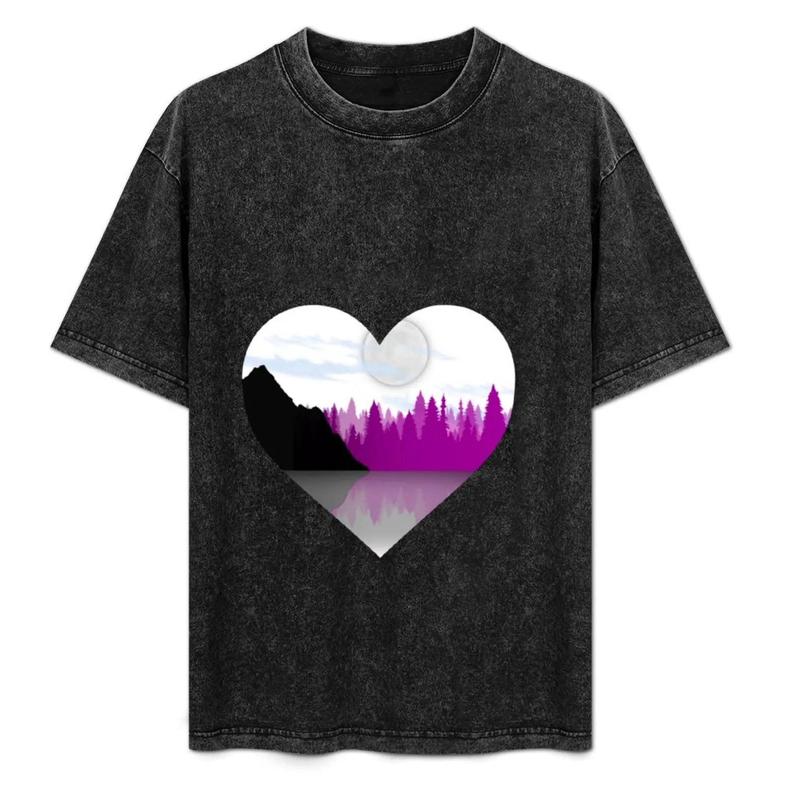 Demisexual riverscape T-Shirt Sport Basic Moisture Wicking Tee
