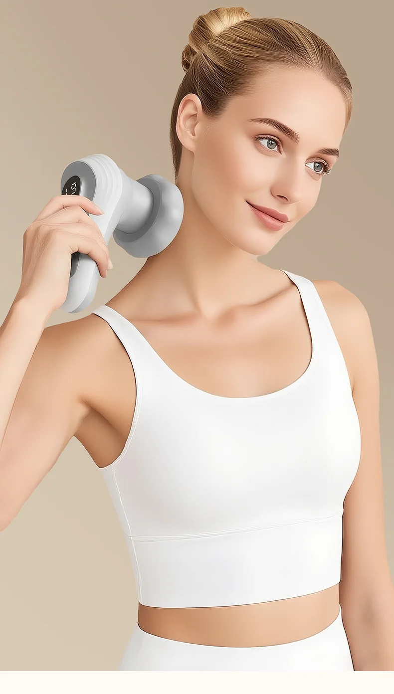 Handheld Wireless Electric Massage Vibration Fat Slinger, Portable Full Body Massage Meridian Dredging Vibration Plate Fitness