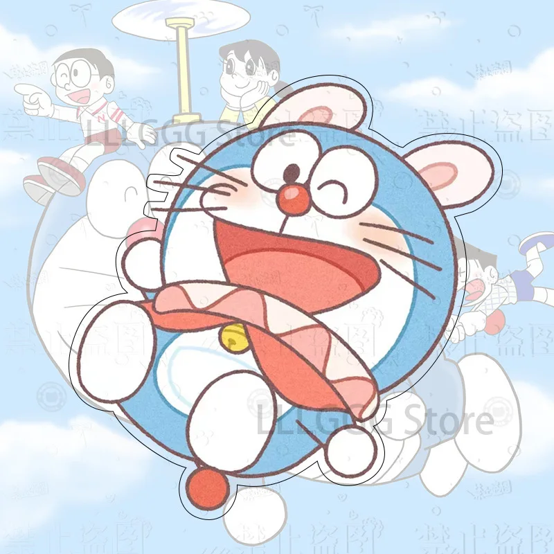 Doraemon Refrigerator Stickers Magnetic Cartoon Anime Cute Robot Cat 3D Magnetic Sticker Refrigerator Decorative Message Sticker