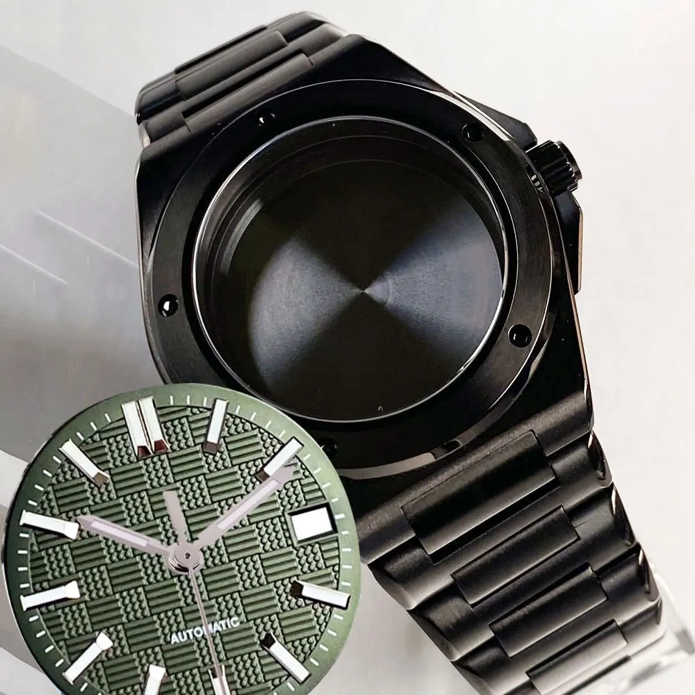 

Black NH35A Ingenieur Watch Case PVD 40mm for NH34 NH36 NH38 NH70/71/72 4R35/36 for Automatic Men Watch 200m Waterproof Sapphire