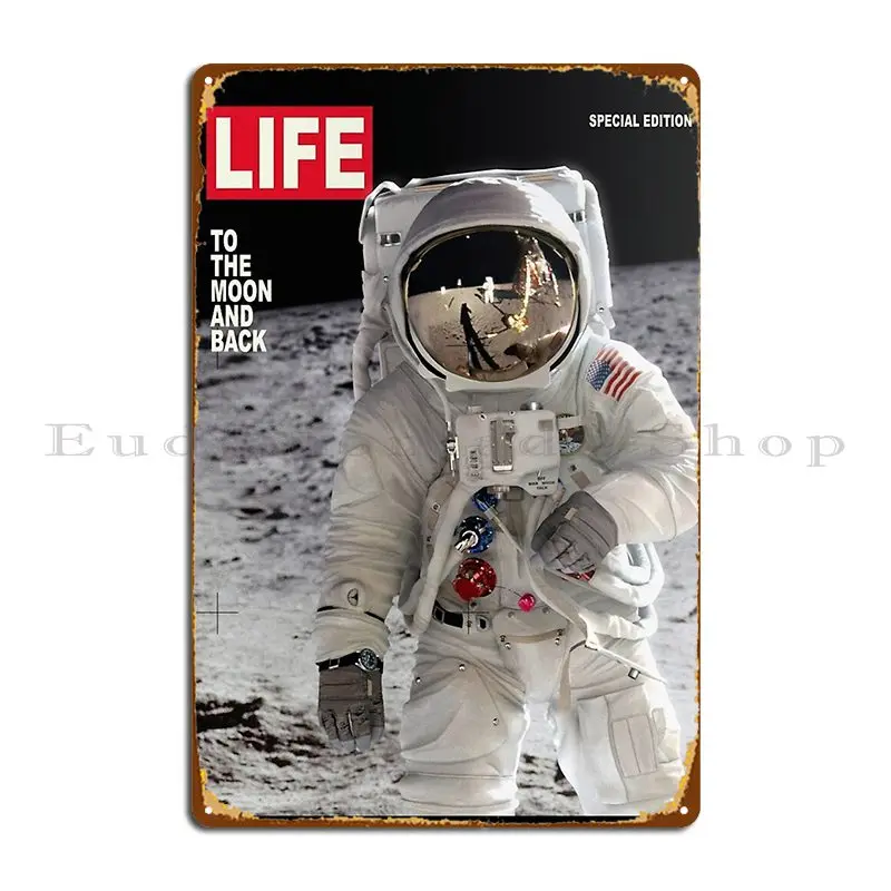 Apollo Life Mag Metal Plaque Cinema Club Printing Custom Decoration Tin Sign Poster