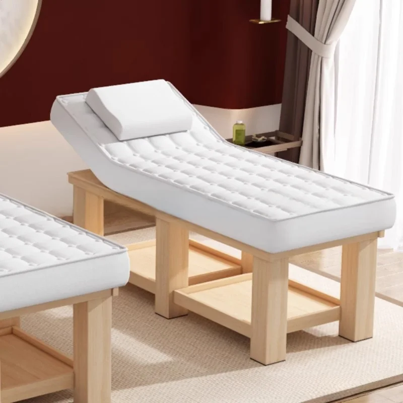 

Solid Wood Beauty Bed Latex Beauty Salon Massage Bed Massage Therapy Bed Tattoo Beauty Bed Ear Cleaning Bed Spa Salon Furniture