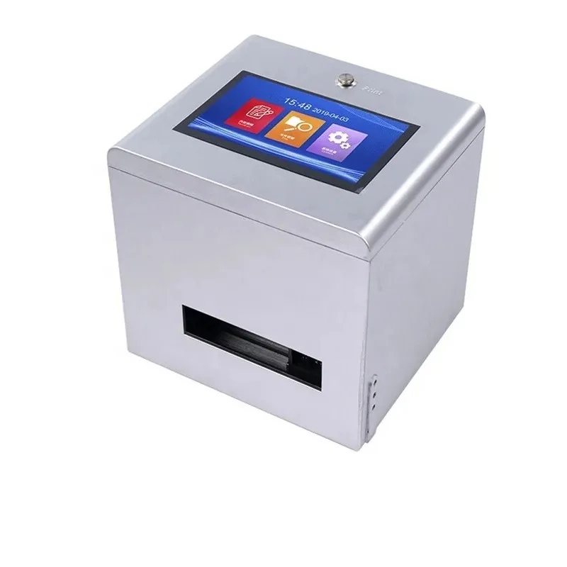 GT12 desktop coding machine for printing production dates, embossed  codes, and batch numbers on pesticide bottle caps