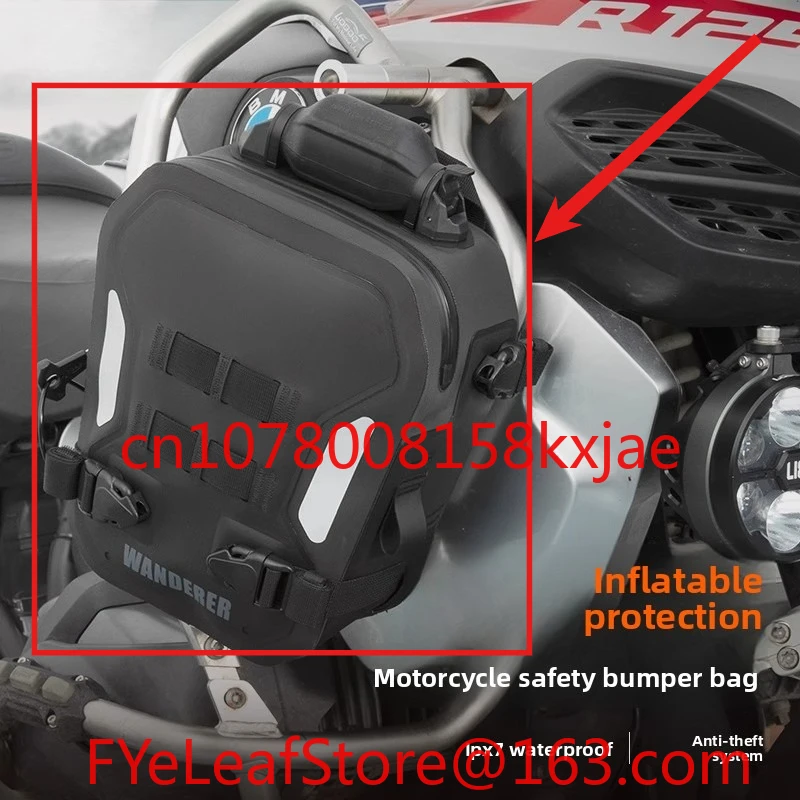 New Motorcycle Bar Guard Bag, Airtight Waterproof Bag, Multi-functional Quick-release Side Bag, Anti-drop Modification Parts