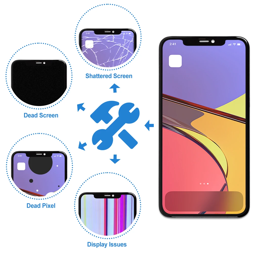 A2218 A2161 A2220 100% Tested Premium Lcd For IPhone 11 Pro Max Factory Display Touch Screen Digitizer Assembly Replacement Part image 5