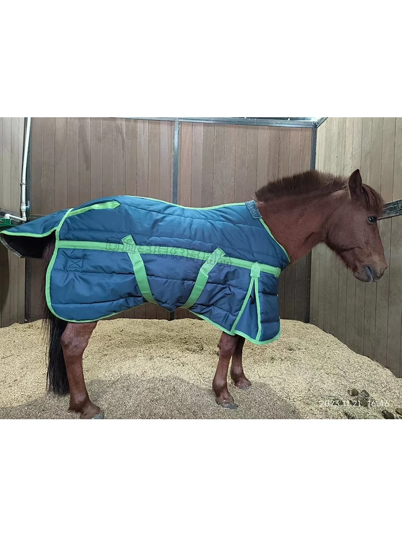 Winter Cotton-padded Pony Coat For Colts Anti-freezing Water-repellency And Warmth Protección Caballo Horse Clothes