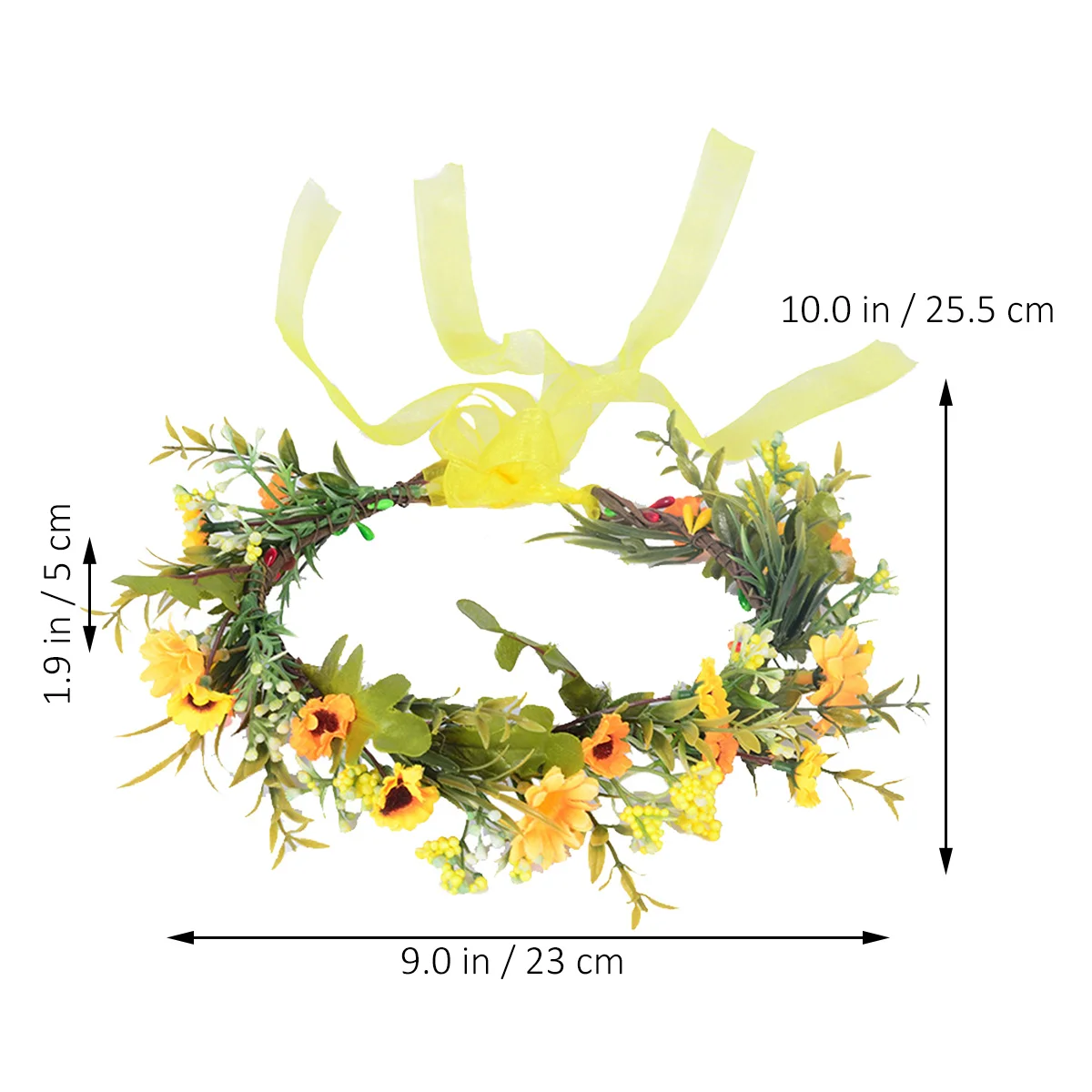 عصابة رأس لحفلات الزفاف بلون واقعي وإكسسوارات شعر على شكل إكليل الزفاف للتصوير الفوتوغرافي في مهرجان الحفلات