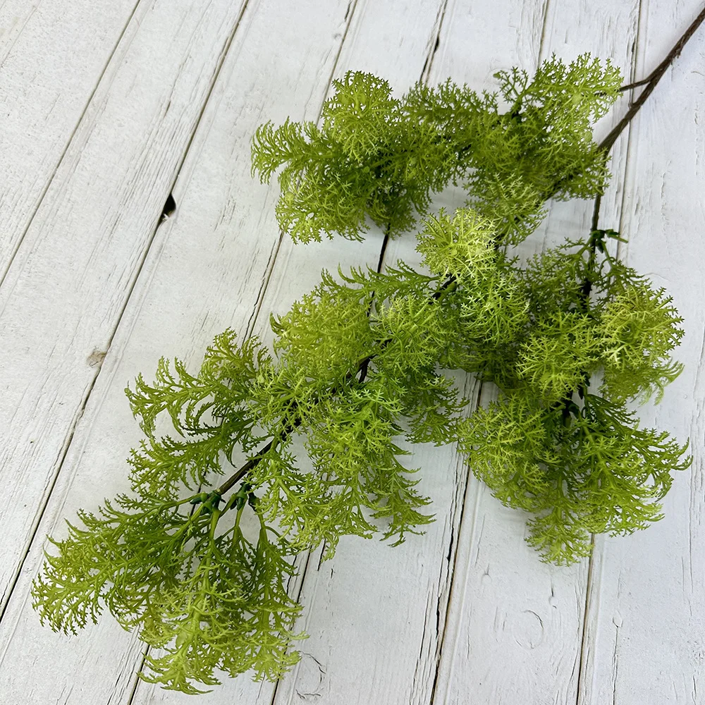 5 Stück Künstliche Blumen, Kieferngras, Plastikpflanzen, Garten-Hochzeits-Hintergrunddekoration, Künstliche Nebelblumen, Heimdekoration, Party-Blumen – Detail 6