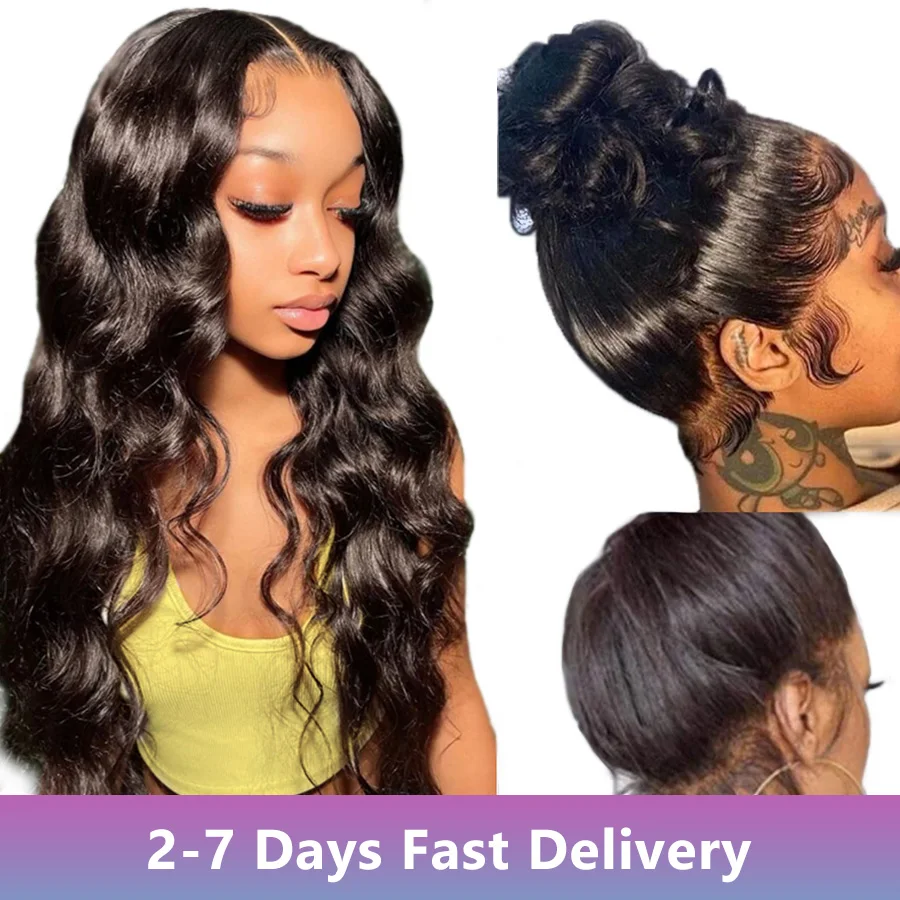 Brazilian HD Lace Human Hair Wigs For Women Body Wave HD Lace Front Wig 13x4 13x6 HD Lace Frontal Wigs