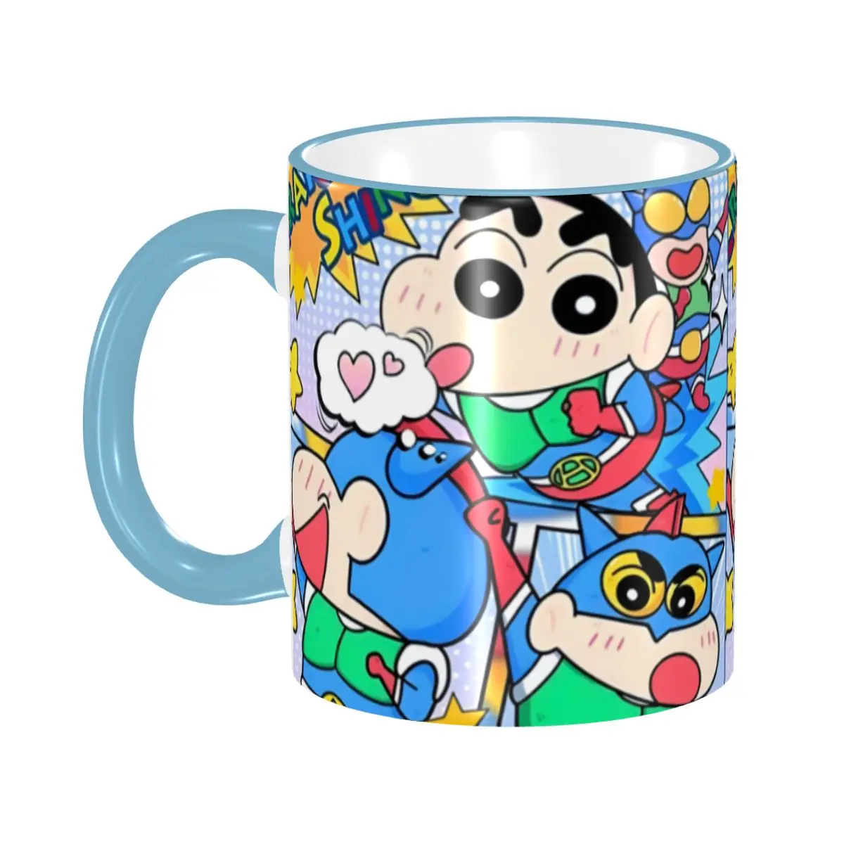 

Personalized Crayons S-Shinchans Coffee Mugs DIY Japan Cute Comic Funny Cartoon Ceramic Tea Milk Cups