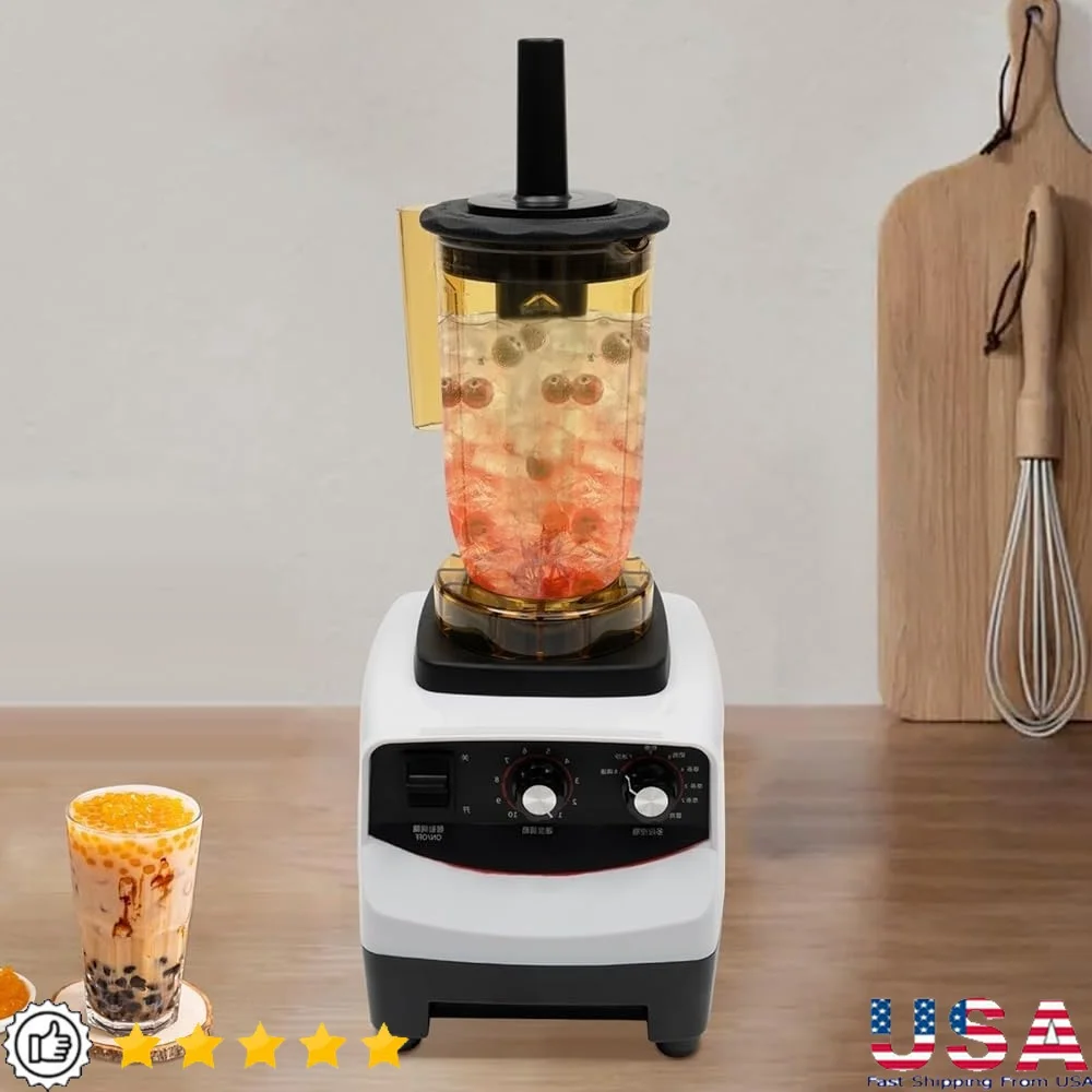 

1800W Countertop Tea Brewing Machine Multifunctional Food Blender Smoothie Maker with 4 Cups Adjustable Speed User-friendly
