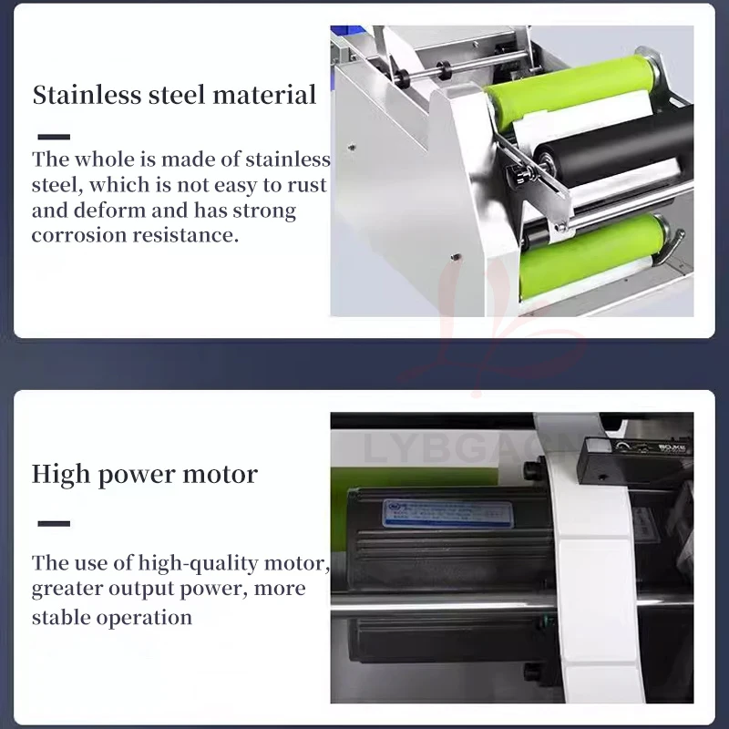 Semi-automatic Round Bottle Labeling Machine Handheld Counting Function Self-adhesive Labeling Suitable For 12-150mm Bottle