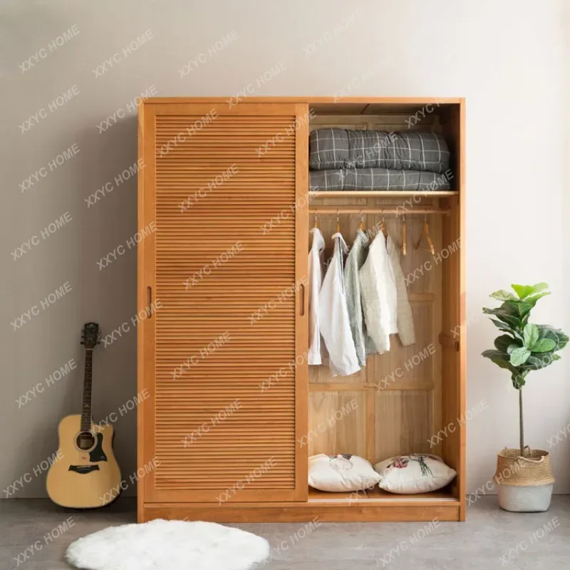 XXSliding Doors Wardrobes Closet Wooden Very Cute Organizer Storage Wardrobes Closet Space Saving  Furniture Home
