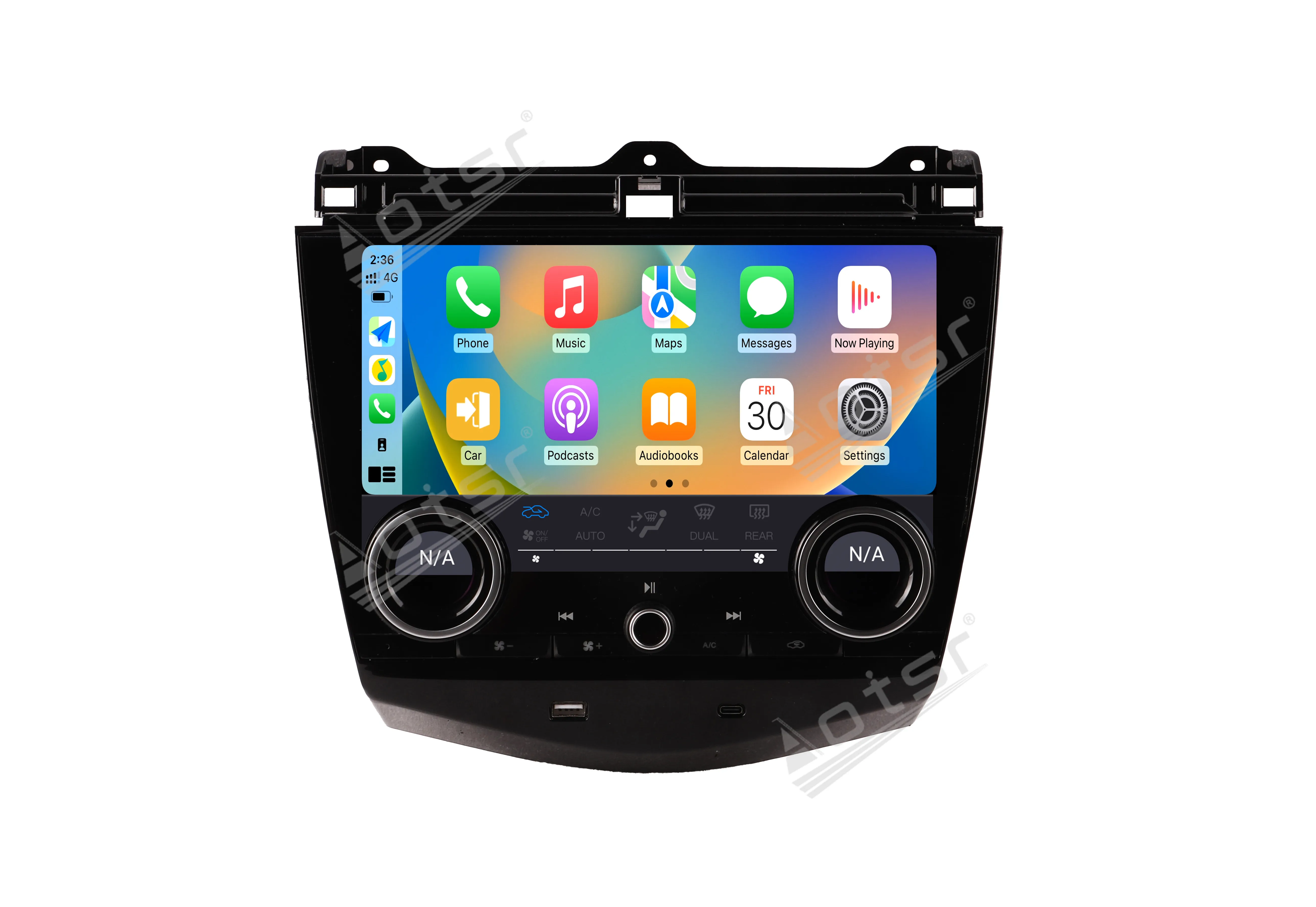 Car Accessories Panel Android 13 11.8 inch Touch Screen Radio For Honda Accord 2004-2007 Navigation Stereo Head Unit Instrument