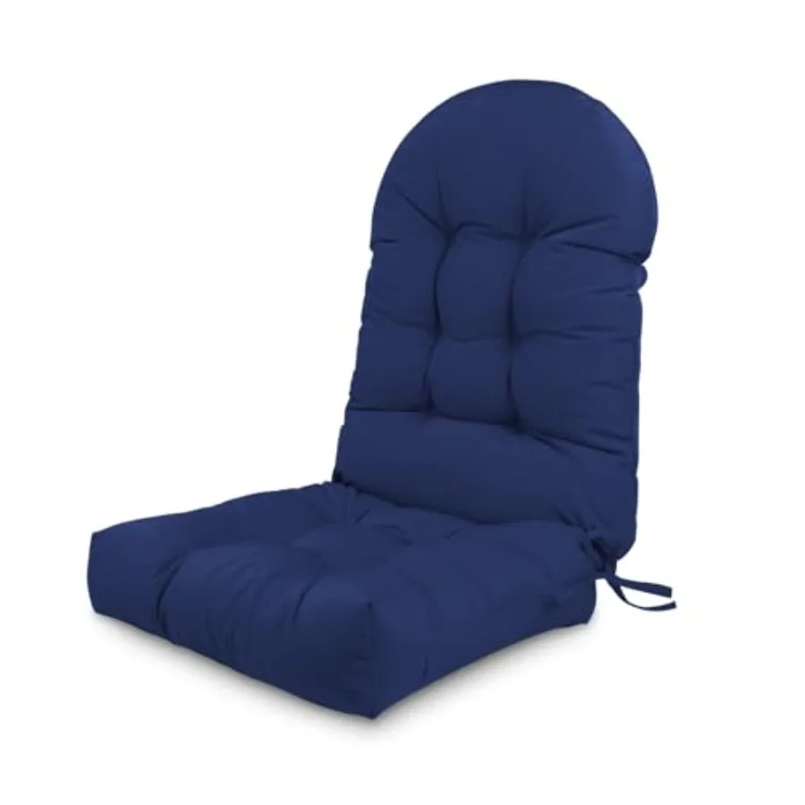 

Adirondack Chair CushionOutdoor Waterproof Rocking Chair Cushion 44x19x4in Blue Non-Slip High Back Patio Chair Cushions Comfort