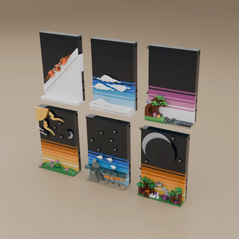 1065 pçs moc contos criação ícones modelo blocos de construção arquitetura presentes natal montar brinquedo diy educação ideia criativa