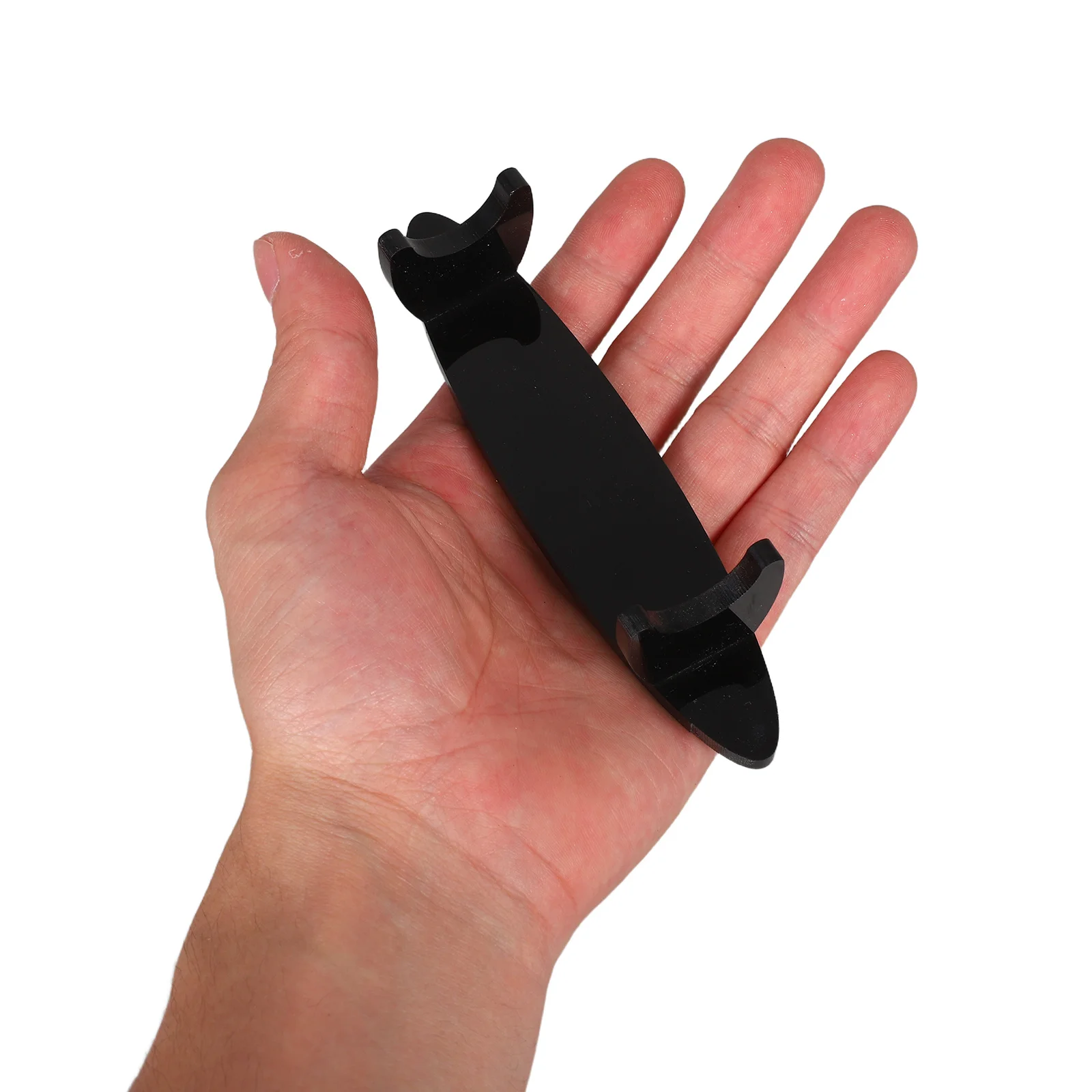 

2Pcs Acrylic Pen Holder Black Vertical Pencil Display Stand Multifunctional Desk Organizer for Fountain Ballpoint Pens Makeup