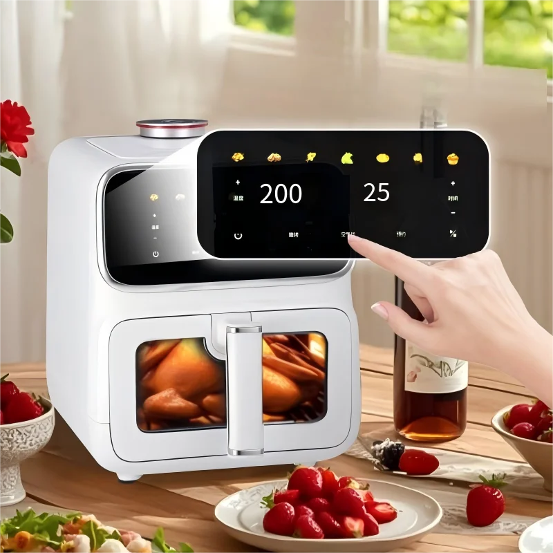 Household Electric Smart Air Fryer Oven Oil-Free Easy Clean Fast Cooking Air Fryers