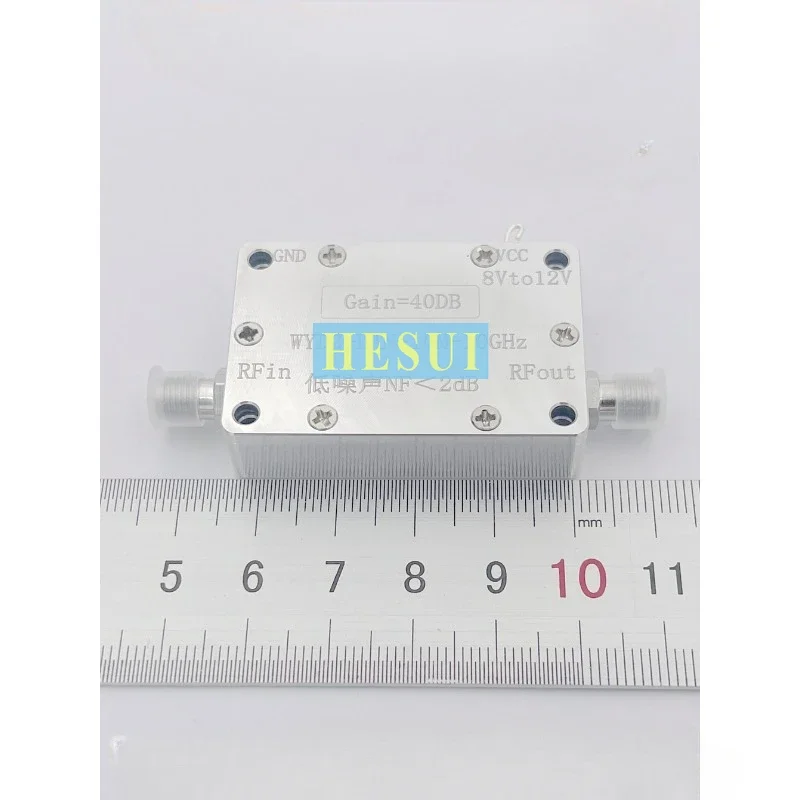 

LNA RF broadband amplifier 0.01-10G Low noise G=40dB P1dB=20dBm