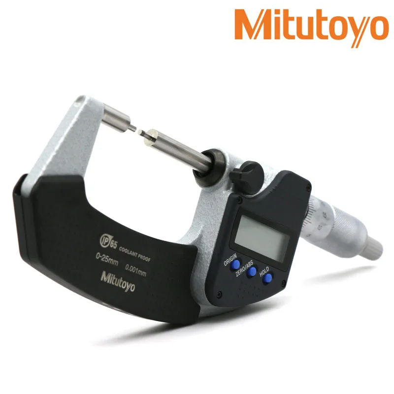 Mitutoyo 331-261-30 SPM2-25MX Spline Micrometer, IP65, φ2mm*5mm Spline, 0-25 mm, 0.001 mm Digital Micrometers