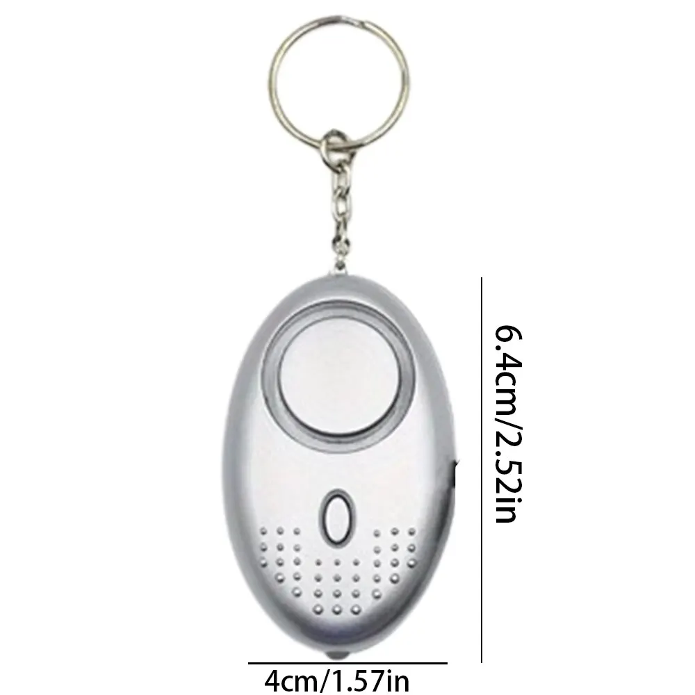 1PC 130DB osobisty alarm bezpieczeństwa awaryjny 130DB brelok do kluczy z alarmem bezpieczeństwa osobiste urządzenia bezpieczeństwa z kluczem z klamrą LED