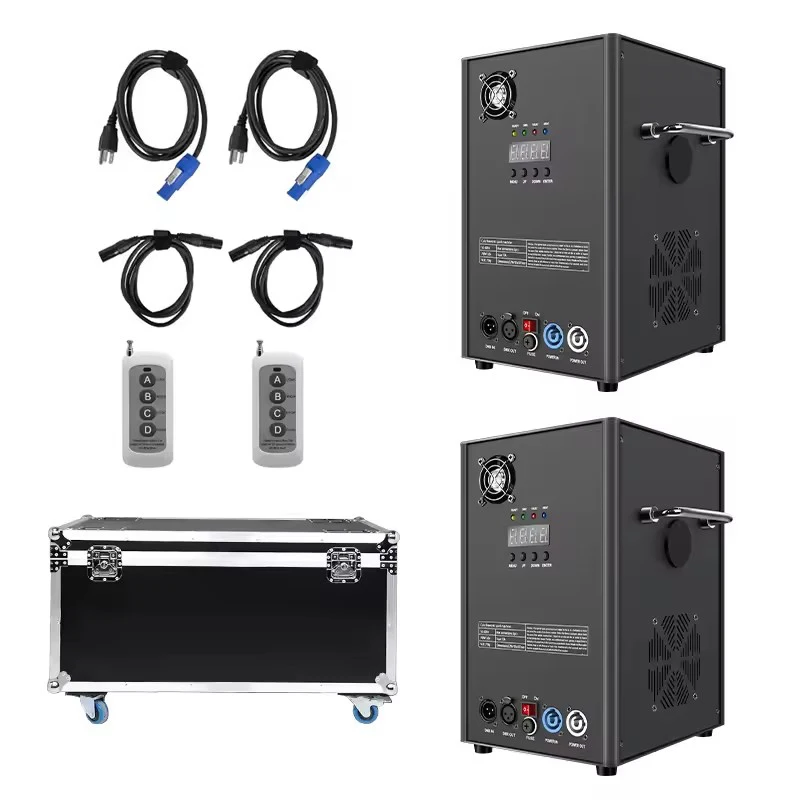 500/700W Koude Vonk Vuurwerkmachine Met Flightcase Dmx Afstandsbediening Podium Effect Vlam Vuurwerk Machine Huwelijksfeest Evenement