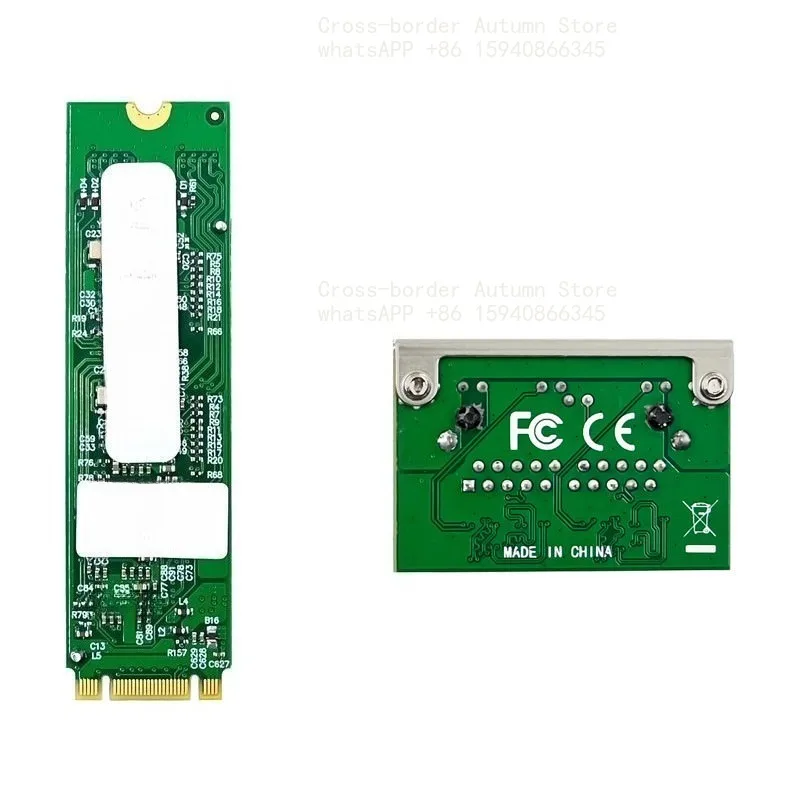For  M.2 B + M KEY i210AT dual gigabit wired network interface card dual electric port server industrial  network interface card