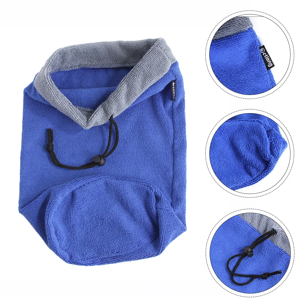 

Small Hamster Bath Towel Bag Cage Liners for Animals Ferret Blue Flannel Bridegroom