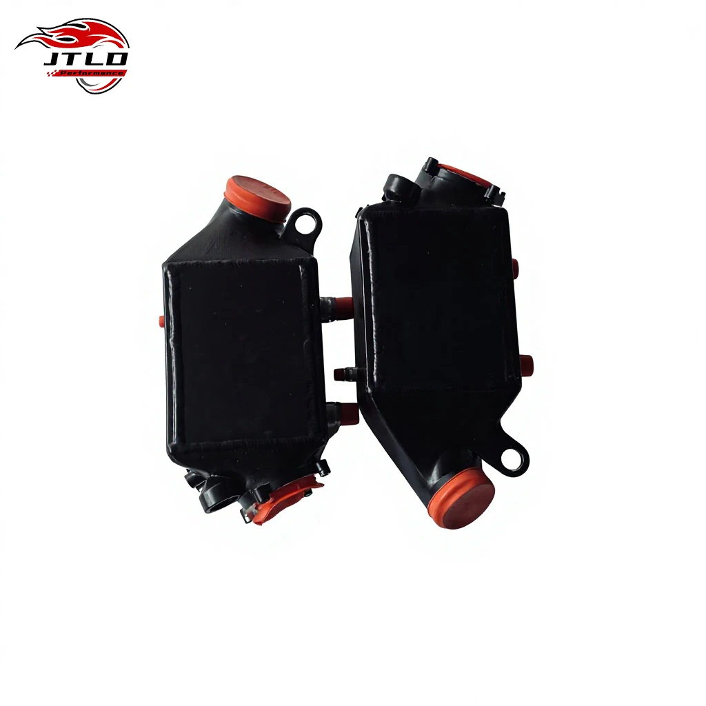 Aluminum TWIN Charge Air Cooler Intercooler Set For BMW F10 M5 F12 F13 M6 Twin Turbo