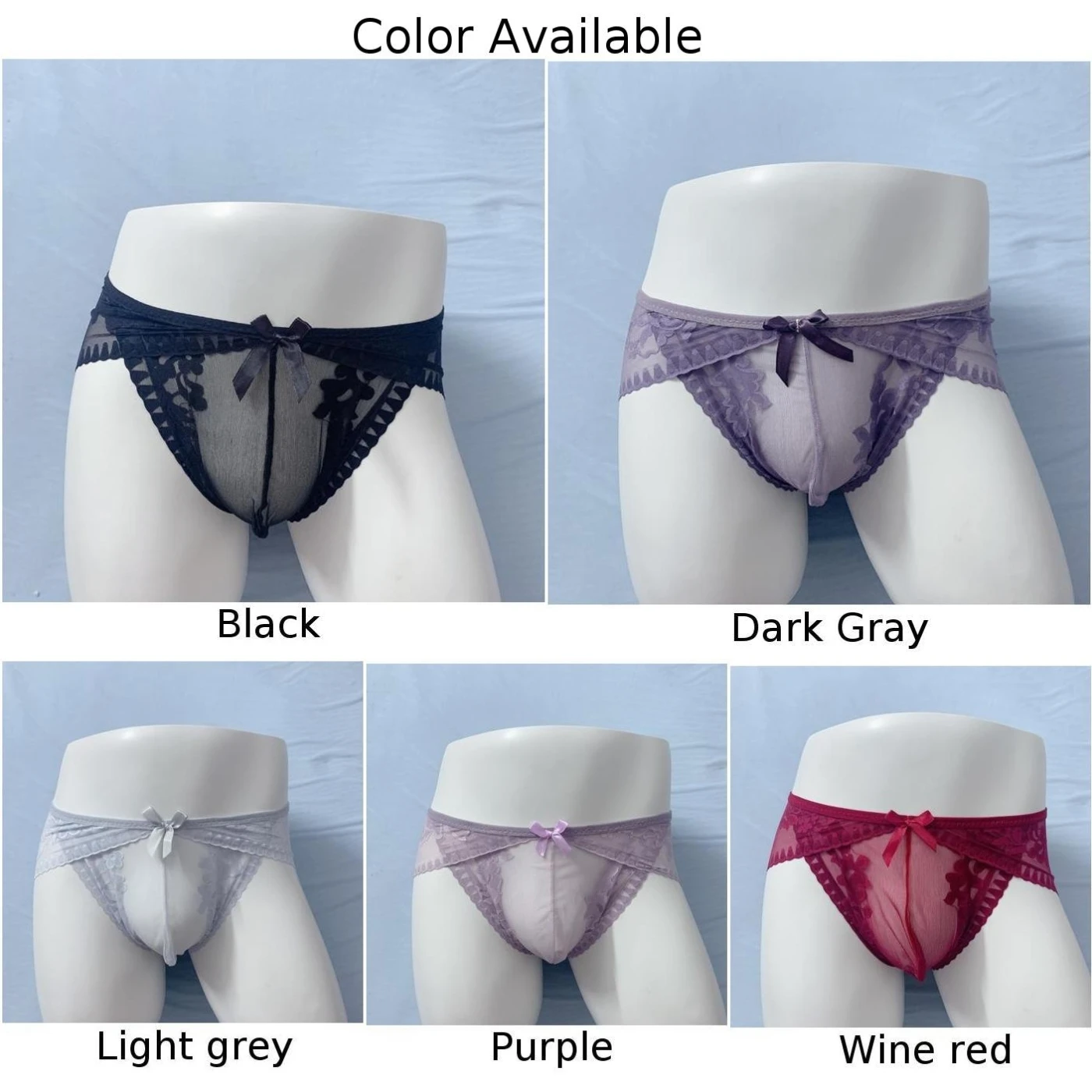 Men Sexy Sissy Lingerie Seamless See-through Briefs Pouch Underpants Underwear Sissy Panties Breathable Sheer Shorts U Convex