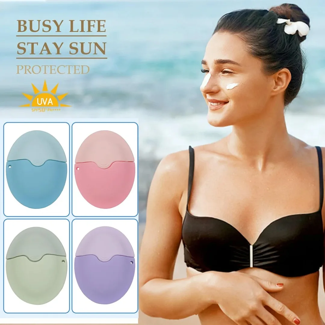 1pcs Suncream Applicator Siliconen Lotion Applicator Hervulbare Roll On Applicator voor Reisbenodigdheden Lege Hervulbare Flessen