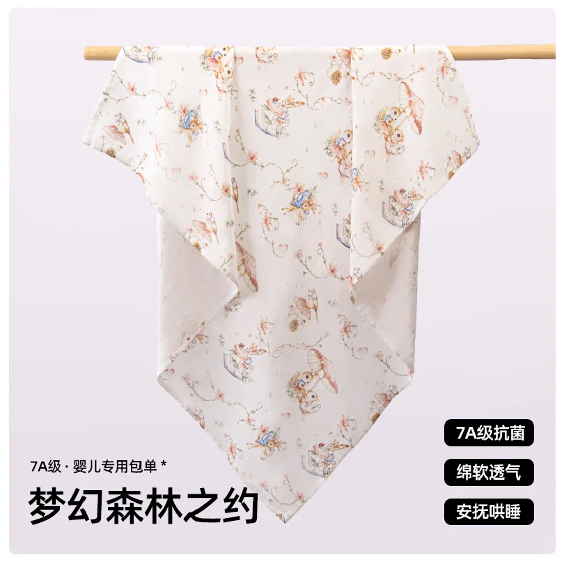 110x110cm Pure Cotton Muslin Swaddle Blanket Baby Receive Blanket for Newborn Bedding Infant Bath Towel Baby Items Mother Kids