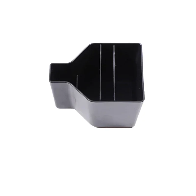 

1Pcs ABS Black For Toyota Land Cruiser Prado 250 LC250 2024~2026 Car central control water cup partition storage box Accessories