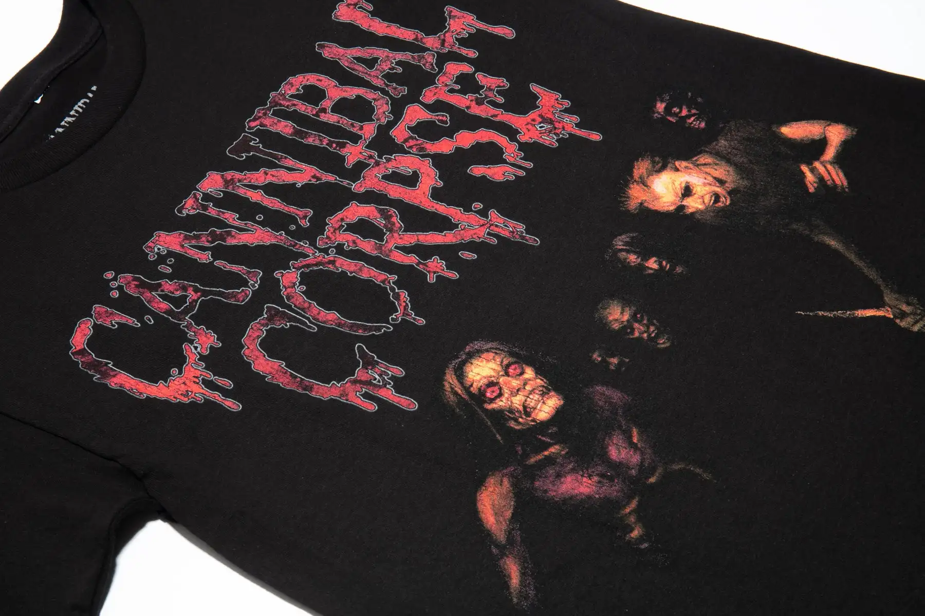 Heavy Metal Band Cannibal Corpse T-shirt Dark Gothic Printed Women Oversized Y2k Harajuku High Street Casual Male Female Clothes