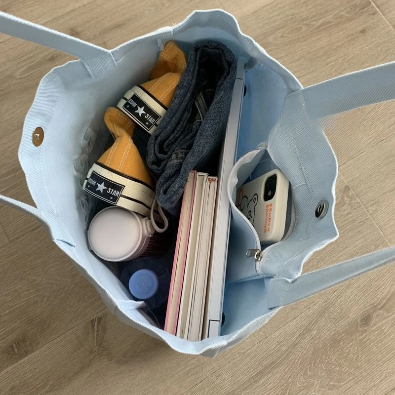 Простая студенческая сумка на одно плечо в литературном стиле с вышивкой в корейском стиле, повседневная холщовая женская сумка большой вместительности