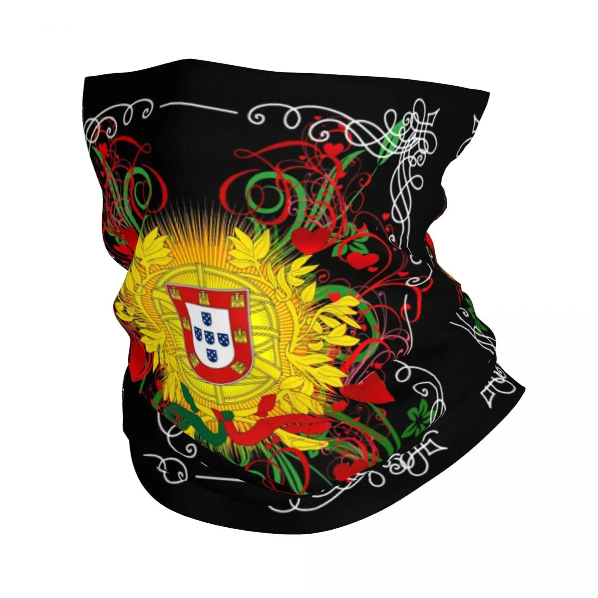 الفن البرتغال الشتاء عقال الرقبة أدفأ النساء الرجال التزلج الدراجات وشاح أنبوبي الديك برشلونة الوجه باندانا الجراب #1