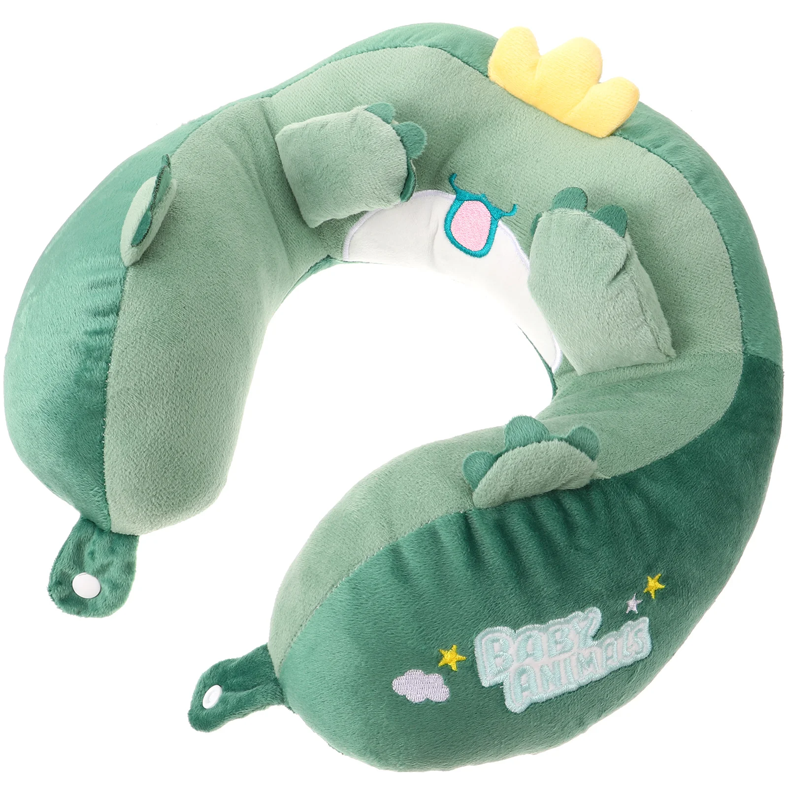 

Animal Print Travel Neck Pillow Soft PP Cotton U-Shaped Support Airplane Car Office Travel Neck Cushion Cartoon Cushion Pillow