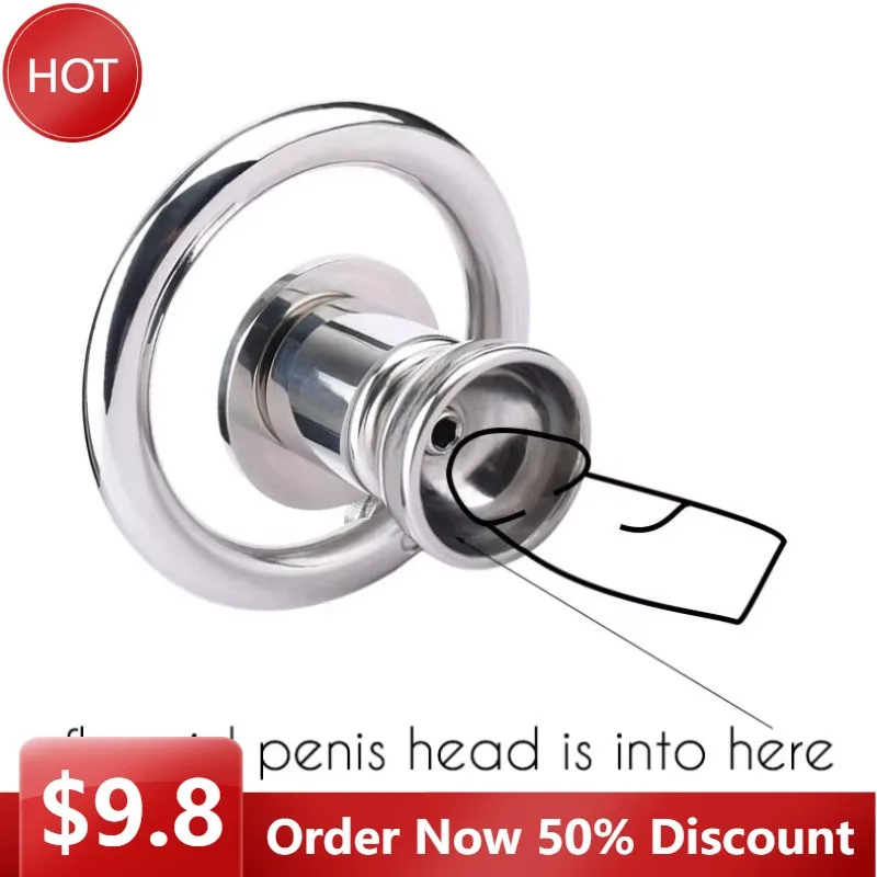 2026  Metal Chastity Cage with Pink Dildo Head  New StainlessSteel Negative Cock Cage Urethra toy men Adult Games Sex tooys f