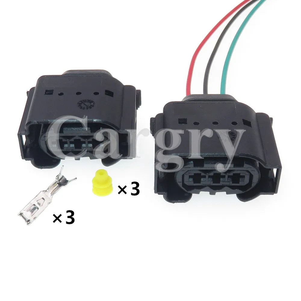 

1 Set 3P 09441351 09441381 Electrical Waterproof Auto Plug AC Assembly For Car Wiring Socket