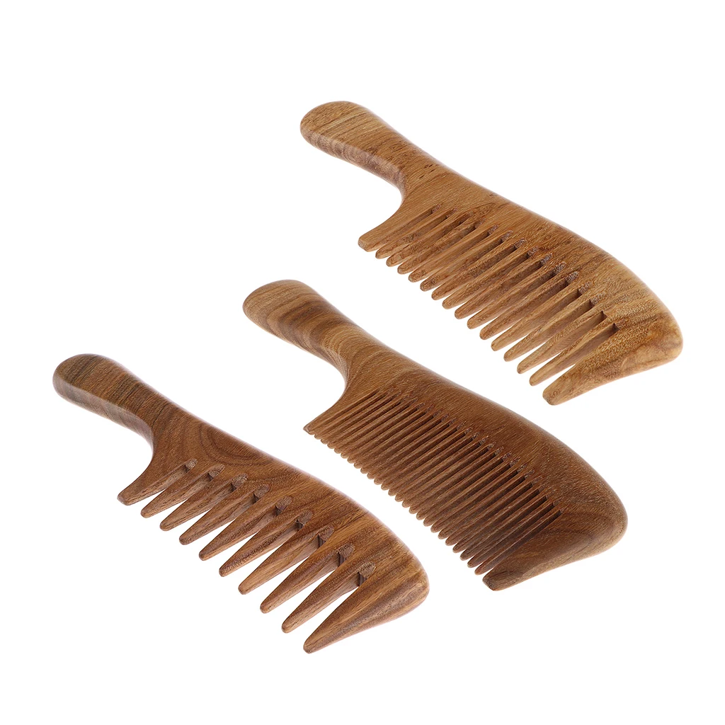 

Расческа из натурального сандалового дерева, парикмахерская расческа, расческа с ручкой, деревянная расческа, карман