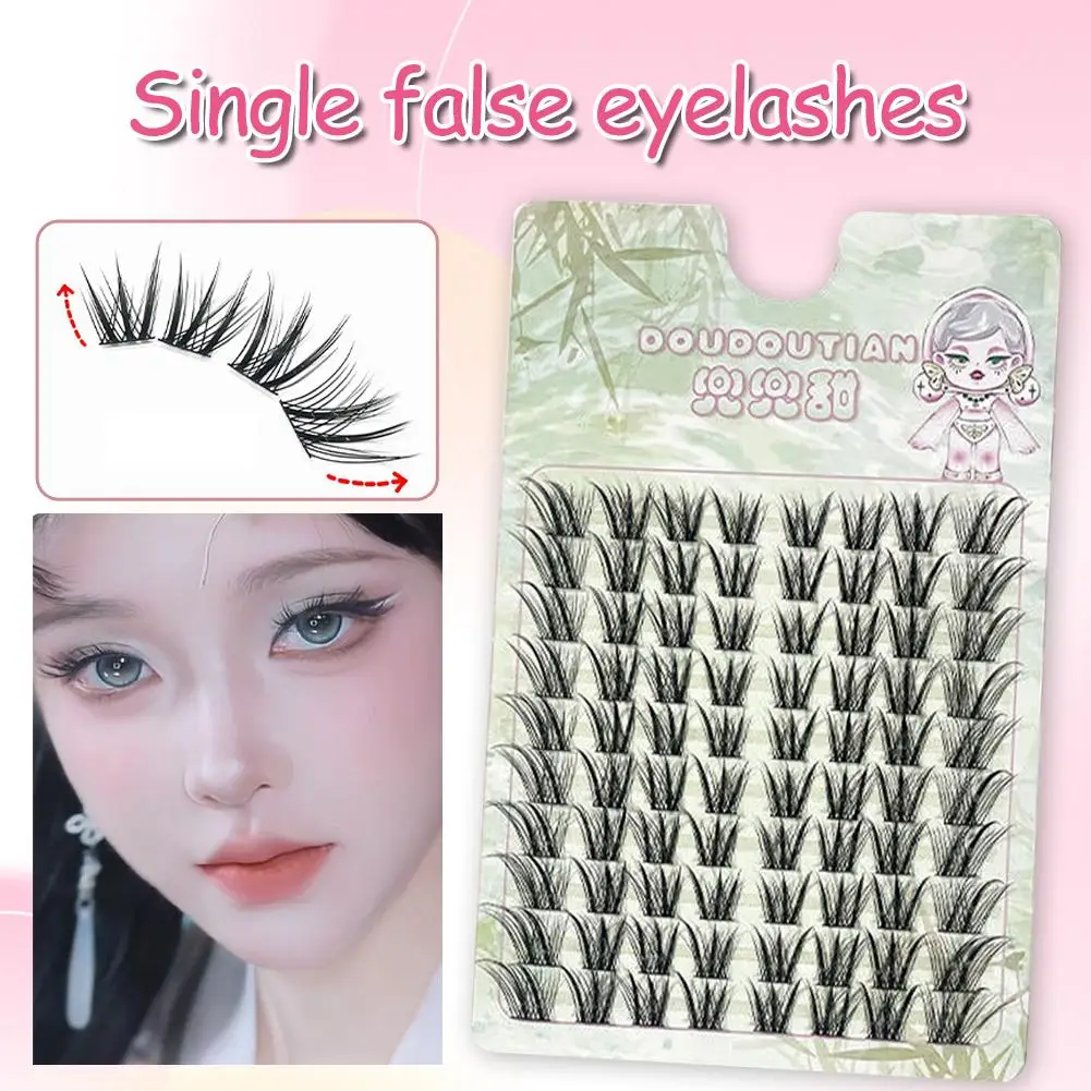 Faux cils à charme Oriental, cils naturels de Style chat ailé effet oeil de renard, Extensions de Volume oculaire chinois Wis X9Y7