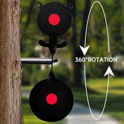 Cible et arc accessoires arbre, cible rotative, tir d'ours en métal, cibles de type vissé, kit de tir pour odorà air comprimé