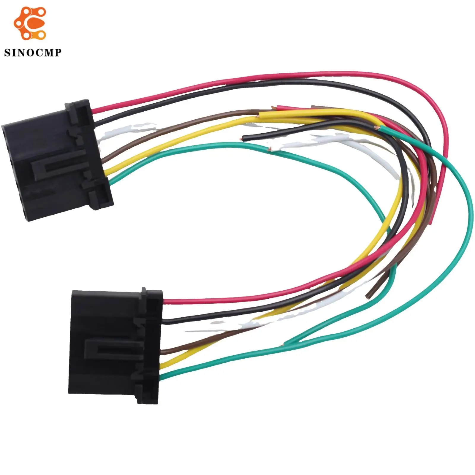 2pcs Rear Light Bulb Holder Wire Loom Cable Connector Plug For Ford Transit MK6 MK7 Car Light Assemblies