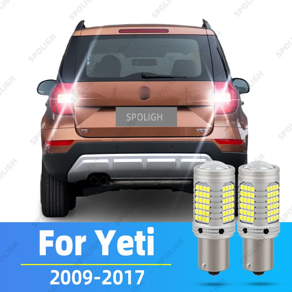 

2pcs For Skoda Yeti 5L Accessories LED Reverse Light 2009 2010 2011 2012 2013 2014 2015 2016 2017 Backup Back Up Lamp