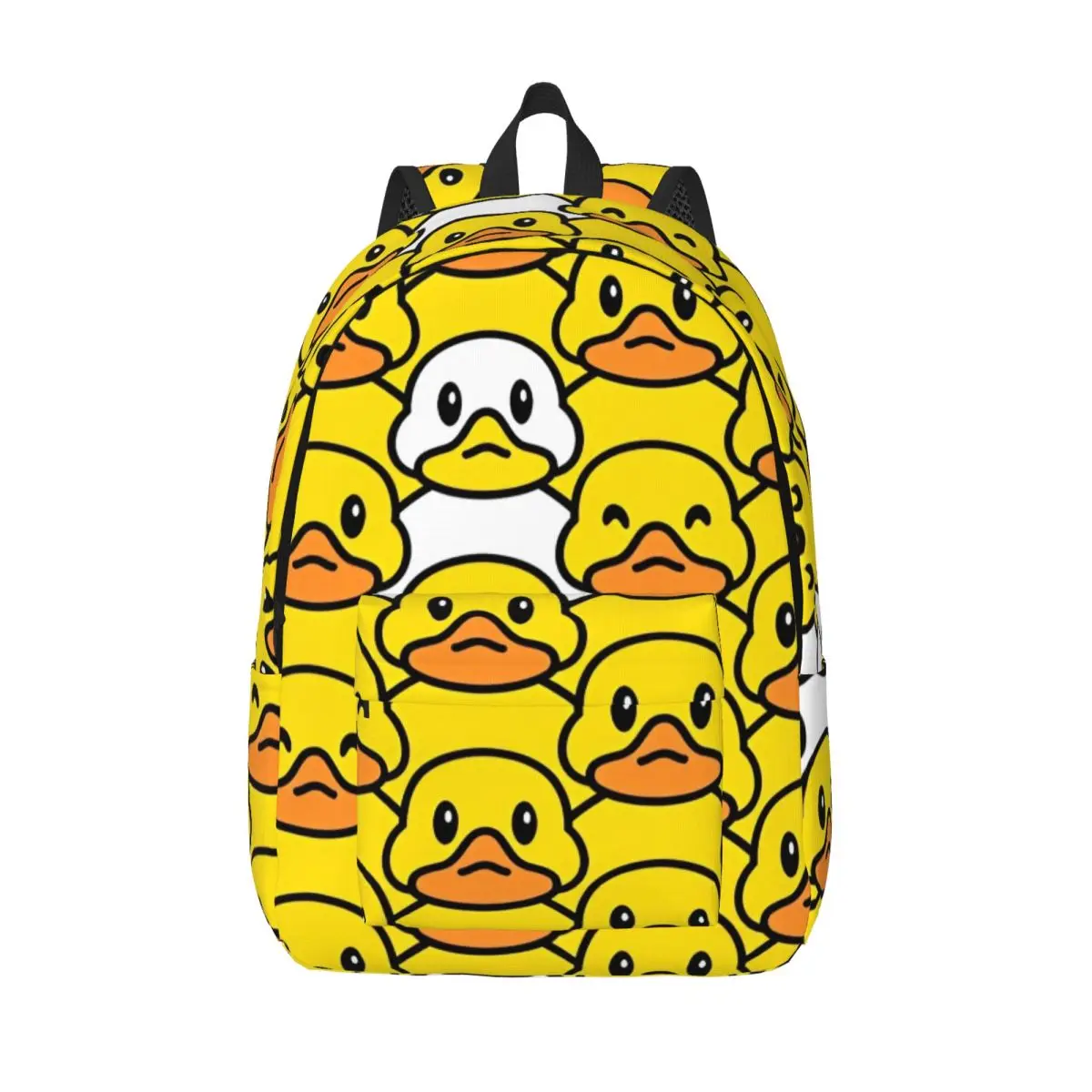 

Cute Duck Cartoon Backpack for Men Women Cool Student Hiking Travel Daypack Laptop Computer Canvas Bags Gift