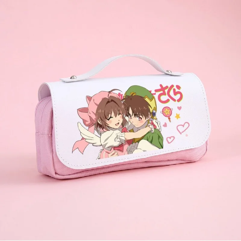 Card Captor Sakura anime peripheral pencil case large capacity student stationery box men's and women's stationery storage bag